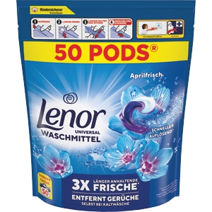 Lenor tabl. 50ks uni fresh